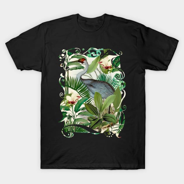 Tropical heron T-Shirt by LebensART